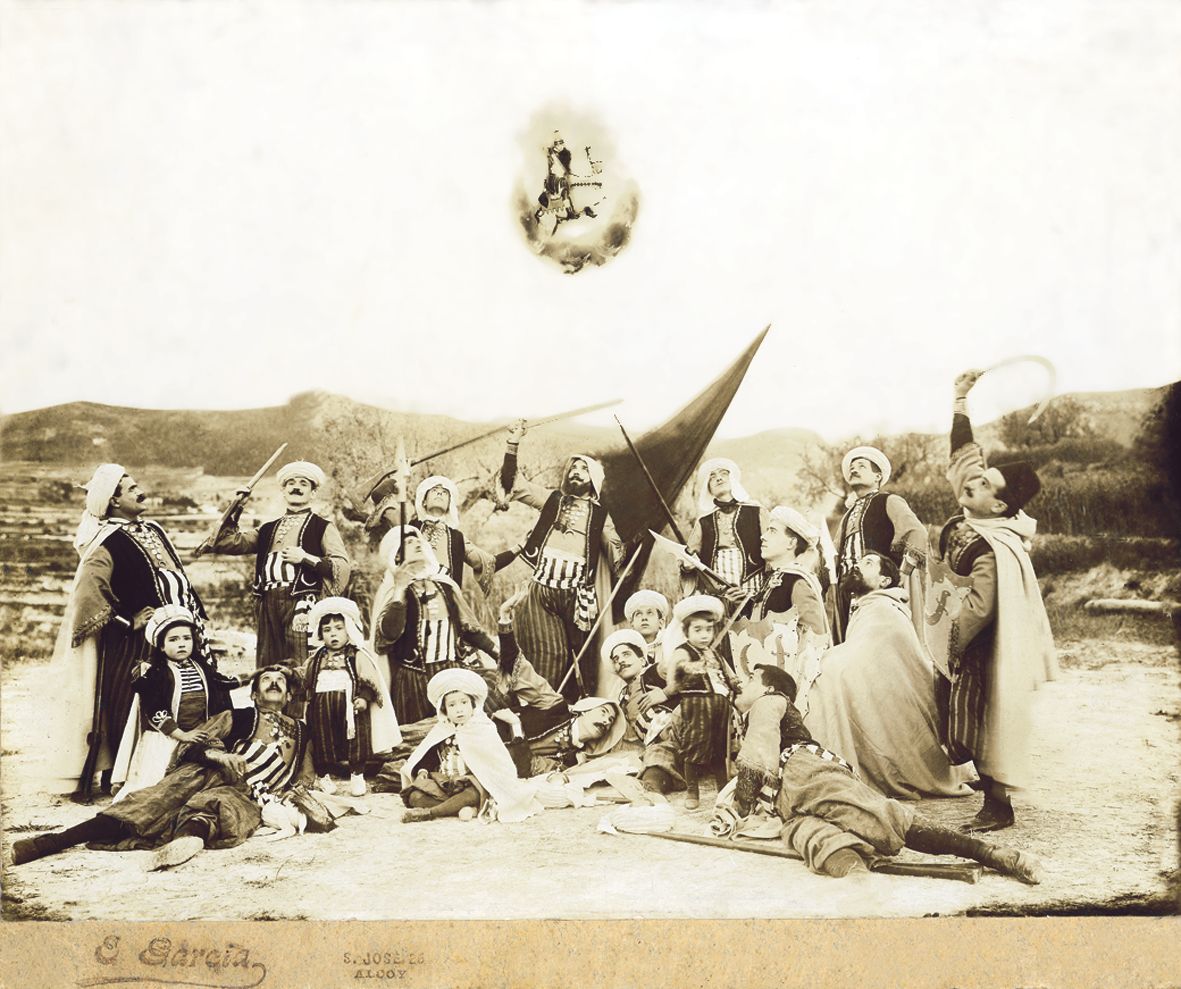 Montaje artístico realizado por el fotografo Enrique García. Posiblemente fechado entre 1904 y 1910